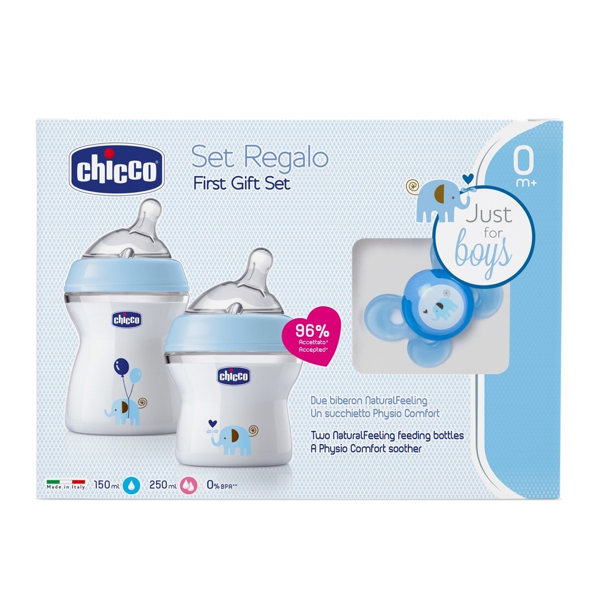 CHICCO REGALO FIRST GIFT FEEDING SET (BLUE /PINK) – Baby Shop Nigeria