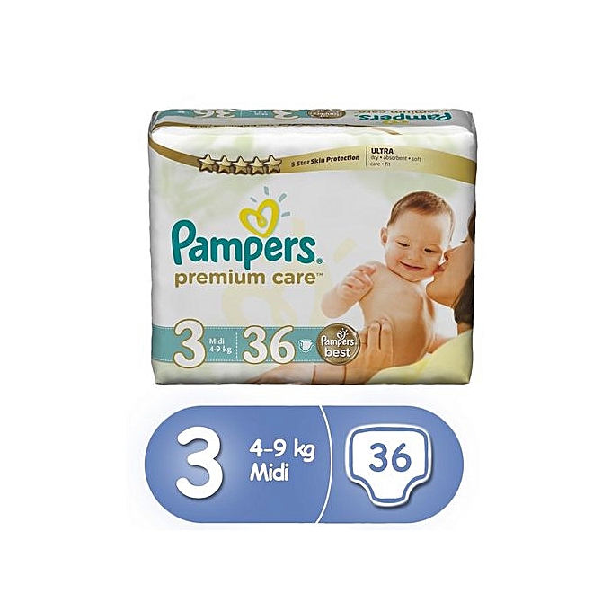 pampers premium care diapers size 3