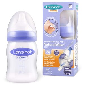 Lansinoh Momma Breastmilk Feeding Bottle With NaturalWave