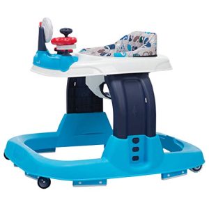 blue safety first walker