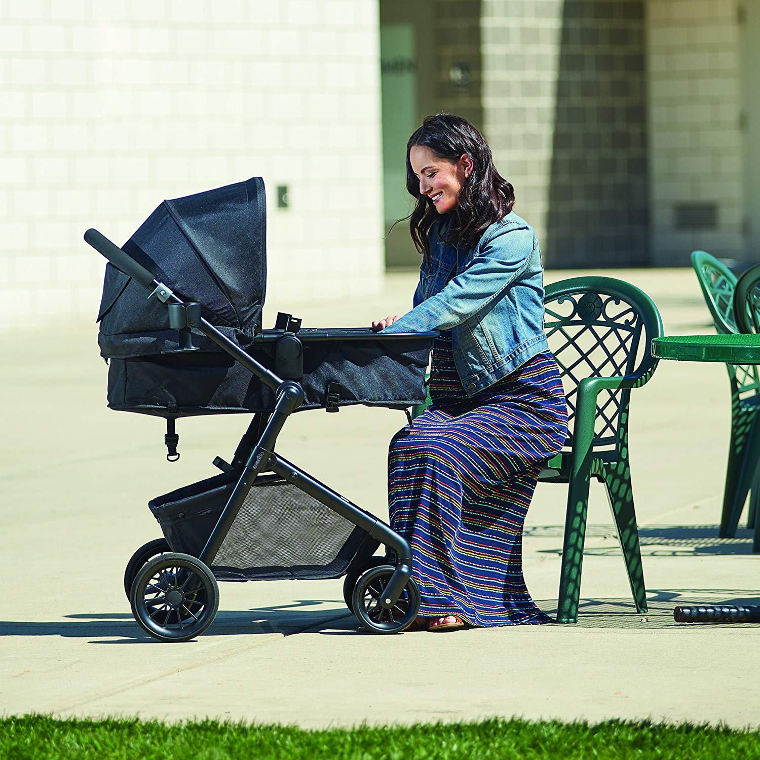 evenflo carriage stroller