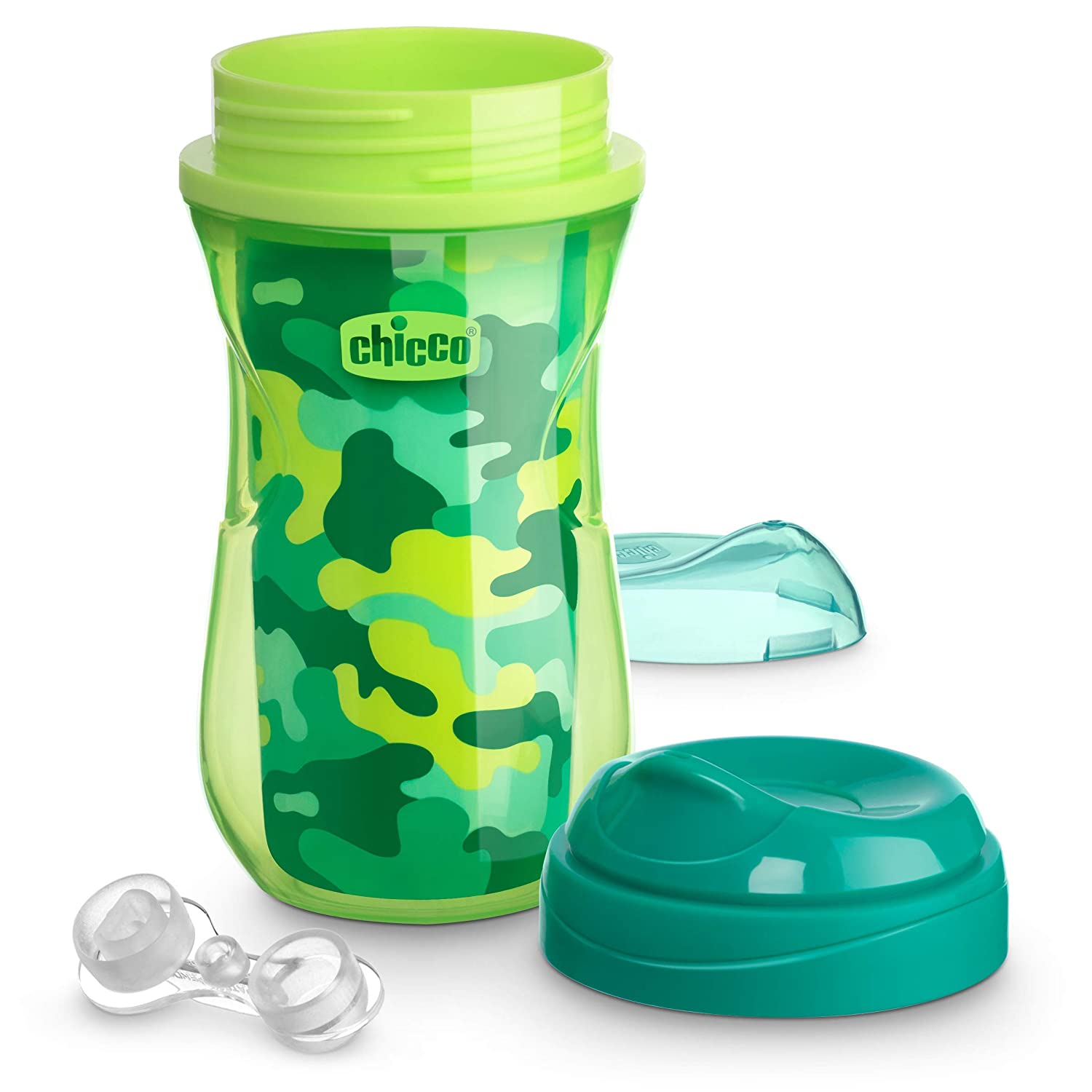 Chicco Insulated Rim Spout Trainer Spill Free Baby Sippy Cup 9oz Teal/Green  12m+ (2pk) – Baby Shop Nigeria