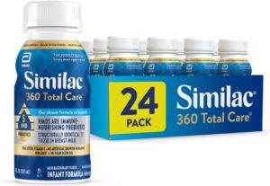 Similac 360 Total Care Ready to Feed, 8-fl-oz Bottle, Pack of 24 – Baby ...