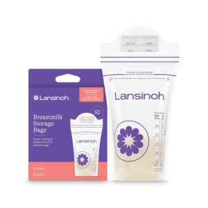 Lansinoh Breastmilk Storage Bags, 50pcs
